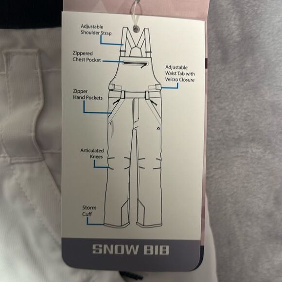 New NWT Tec One Explorer Purple Dobby Ski Snow Boarding Bib Beet Root Size 3X - Picture 7 of 14